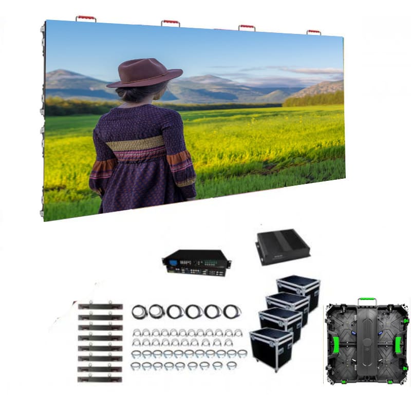 160-degree wide viewing angle for indoor P2.9 rental LED display