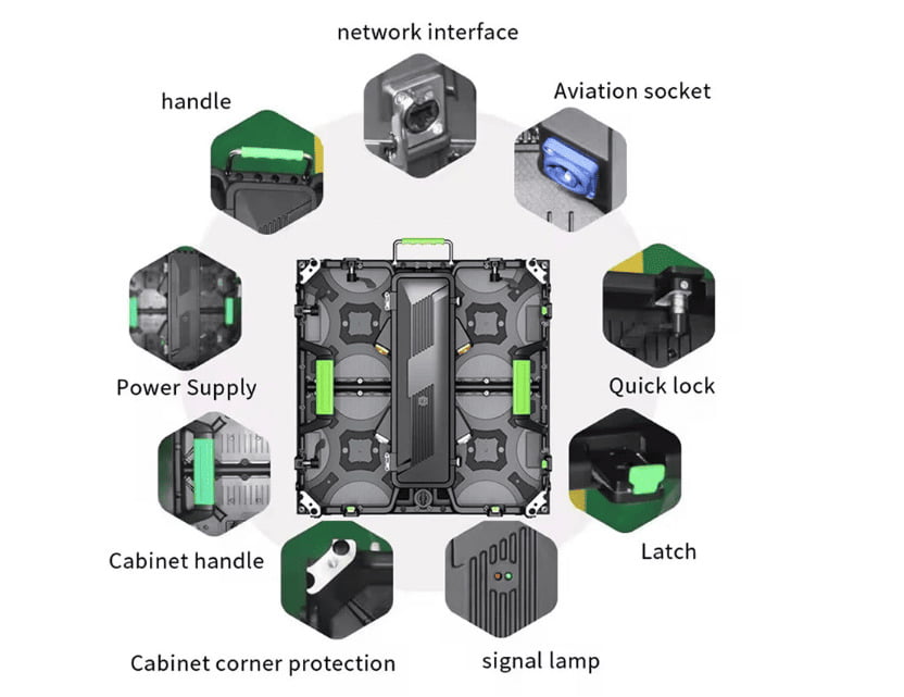 CRK-1000 Premium Outdoor Rental LED Screen with 4K Clarity