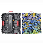 Flexible Stacking of 500x500 and 500x1000 Rental LED Panels