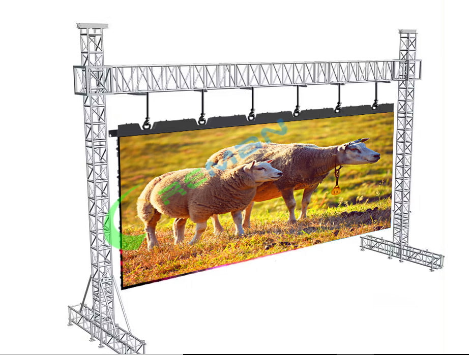 Flicker-free 3840Hz high refresh rate performance on P4.81 rental LED panel