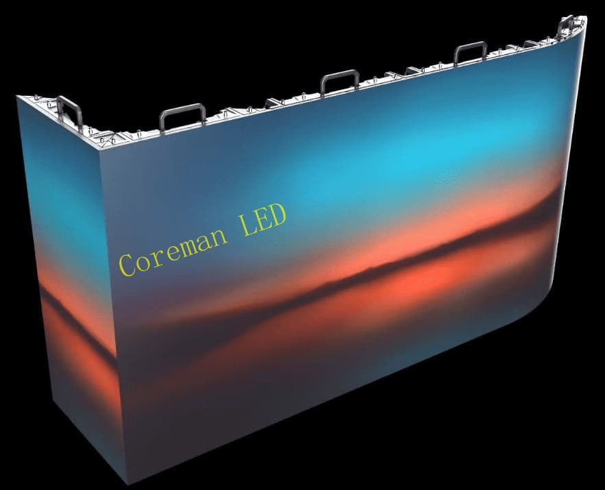 360-degree circular LED screen with soft panels