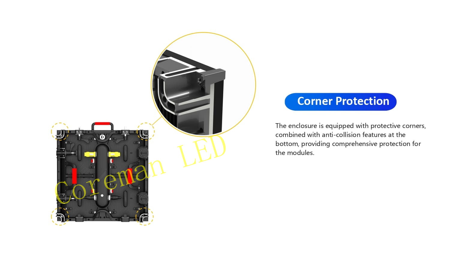 4K video processor rack for giant LED screens