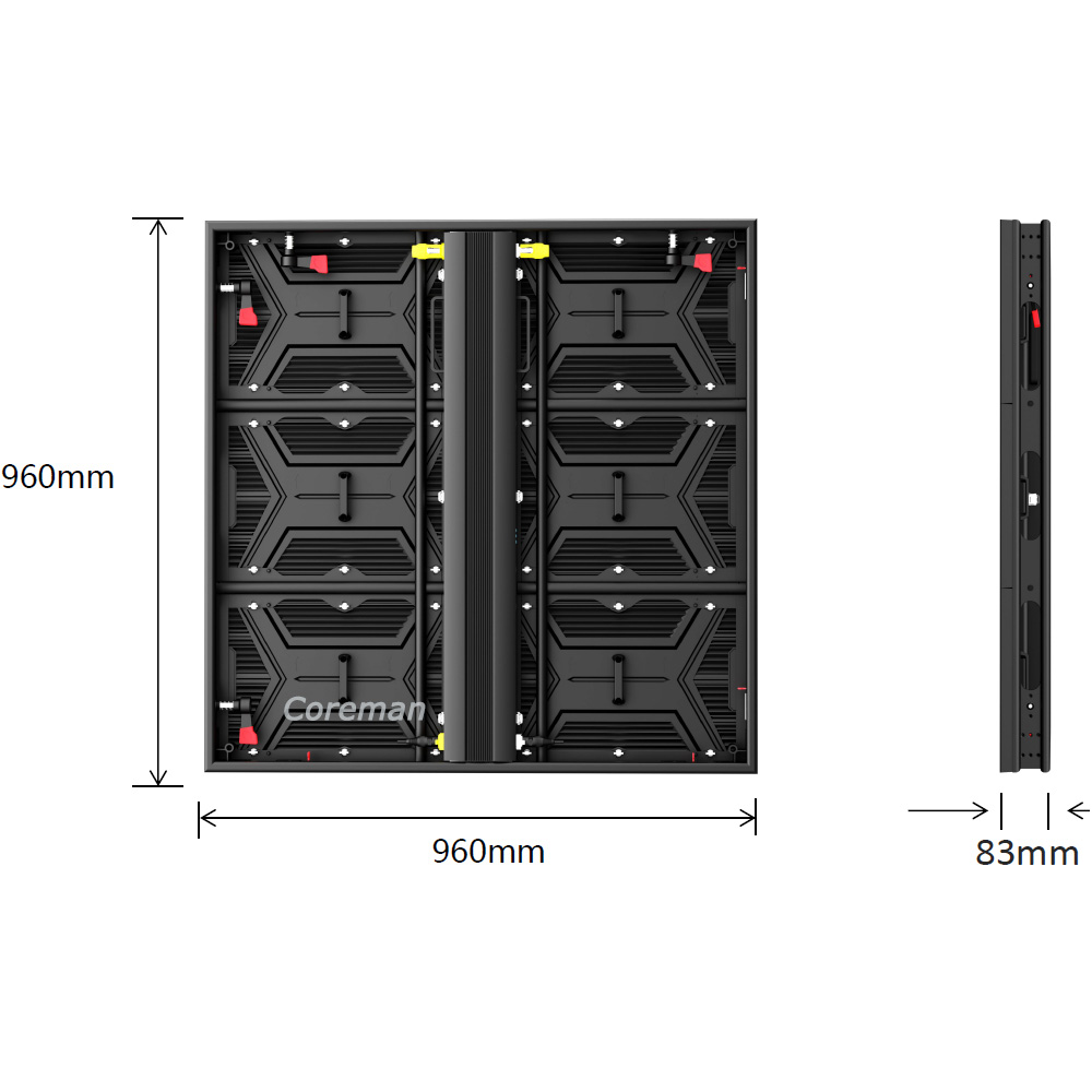 8000nits high-brightness outdoor 3D LED screen
