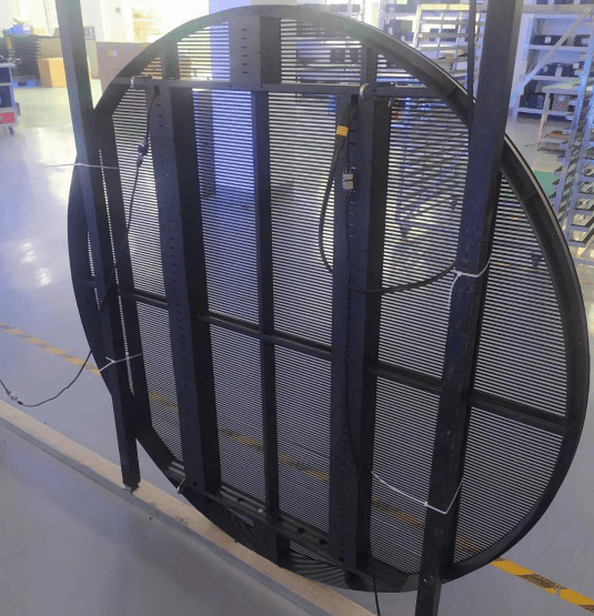 95% High Transparency Rate Round LED Display Panel