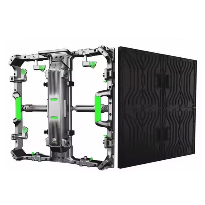 Cableless architecture in CRP series stage LED display for enhanced signal stability.