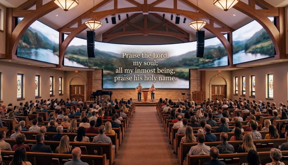 Medium Church LED Wall