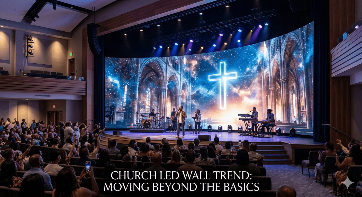 Church LED Wall Trend: Moving Beyond the Basics