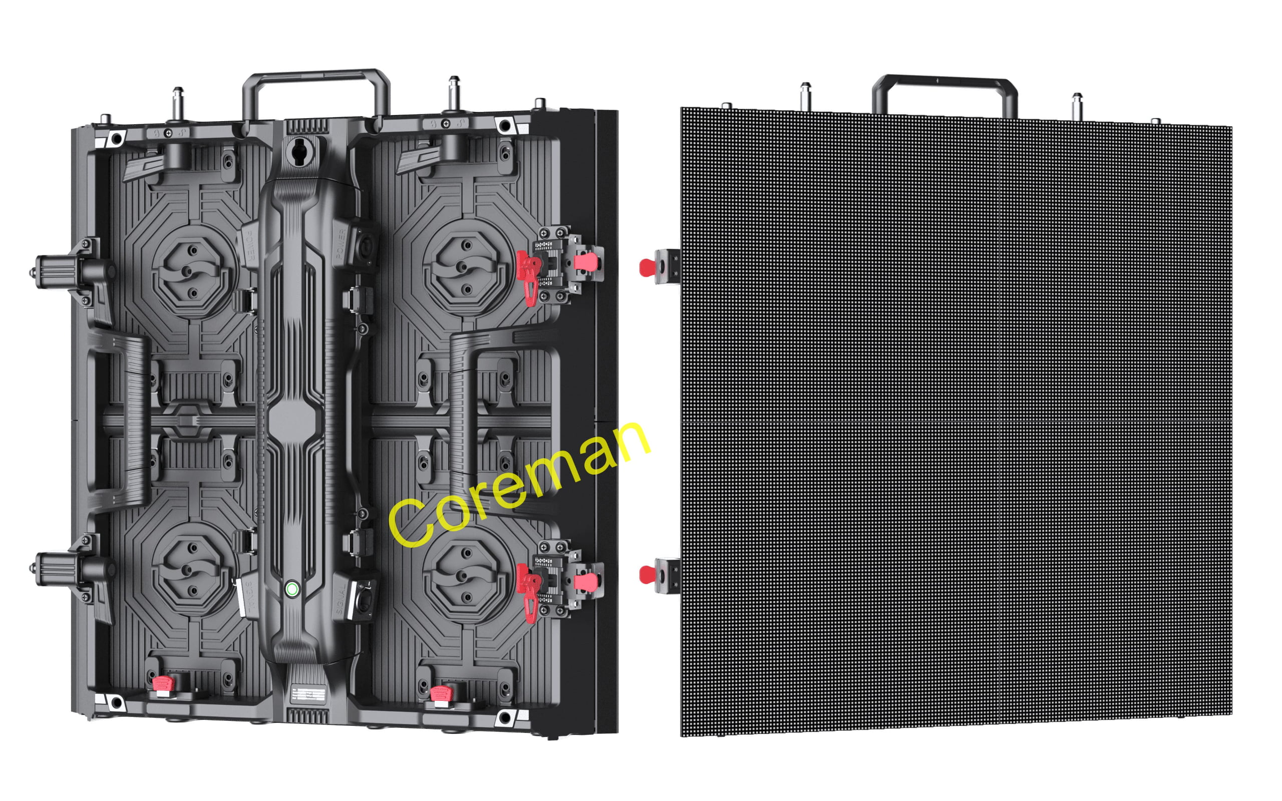CRC series curved LED wall configuration for creative stage and immersive backgrounds