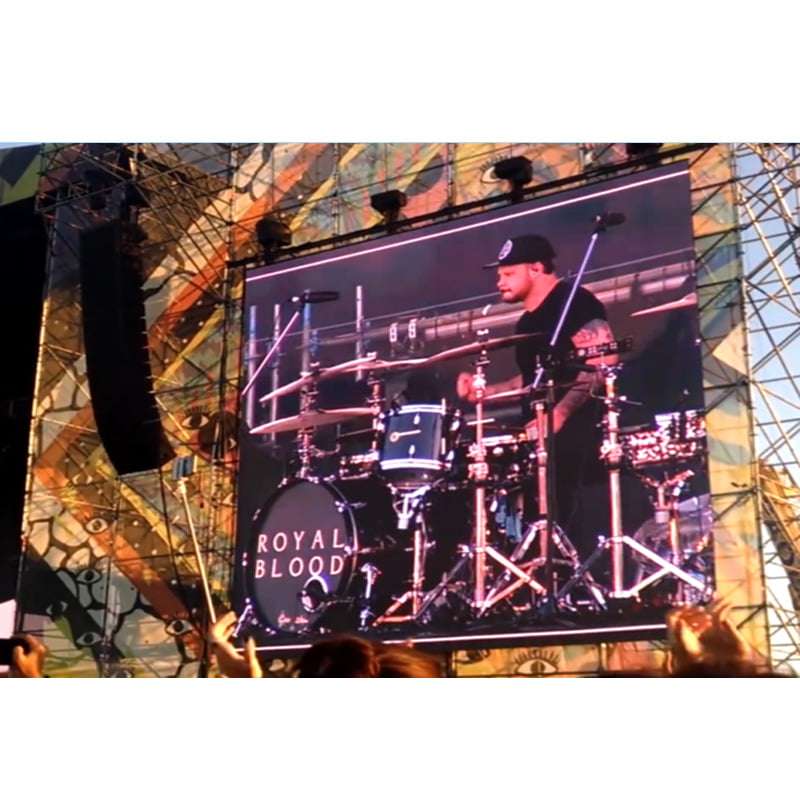 CRG-P3.91 outdoor LED video wall for high-impact stage background visuals
