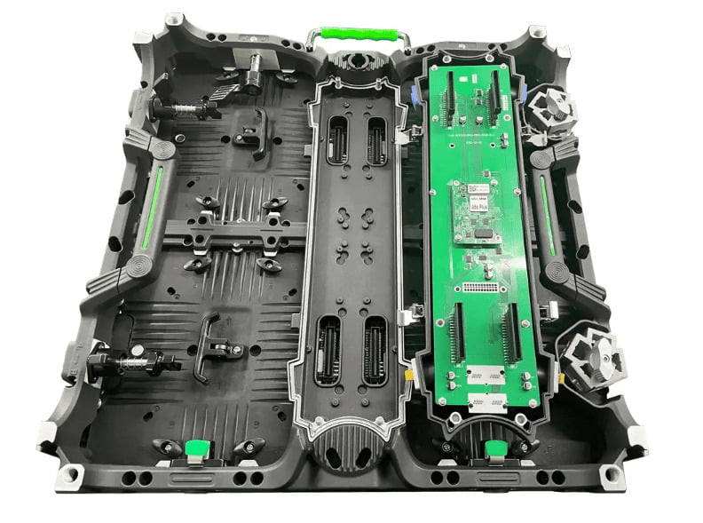 Curved LED wall array configuration for immersive event experiences and stage designs