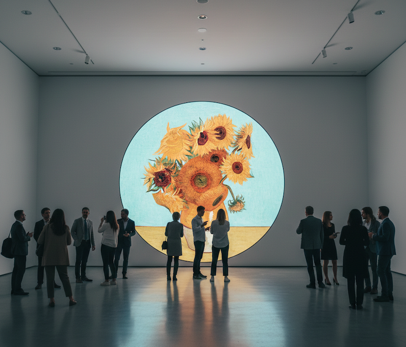 Cylinder LED screen solution for indoor pillar architectural wrapping