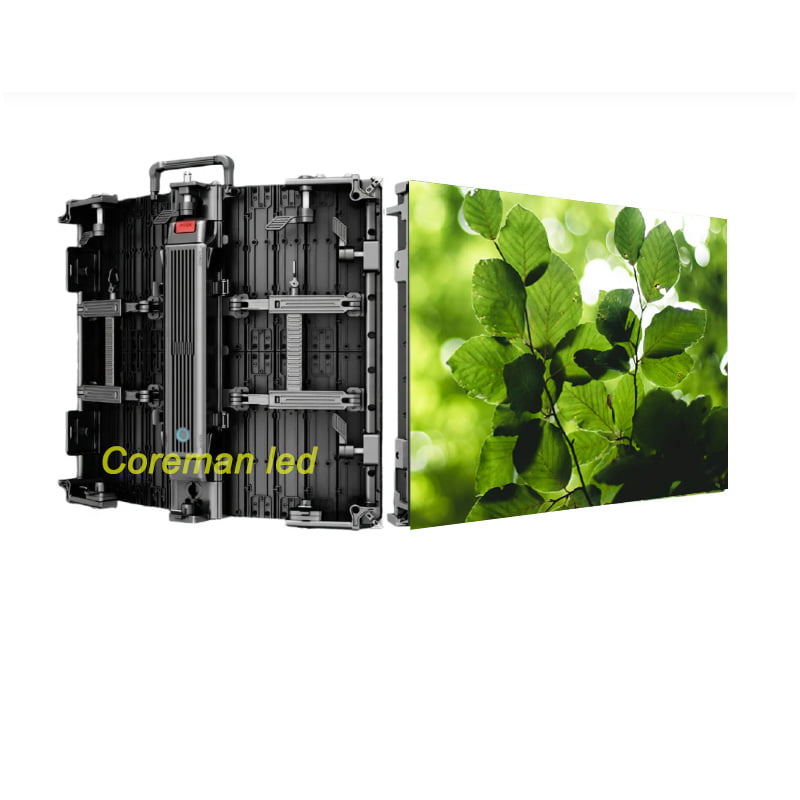 Cylindrical LED display with seamless soft modules