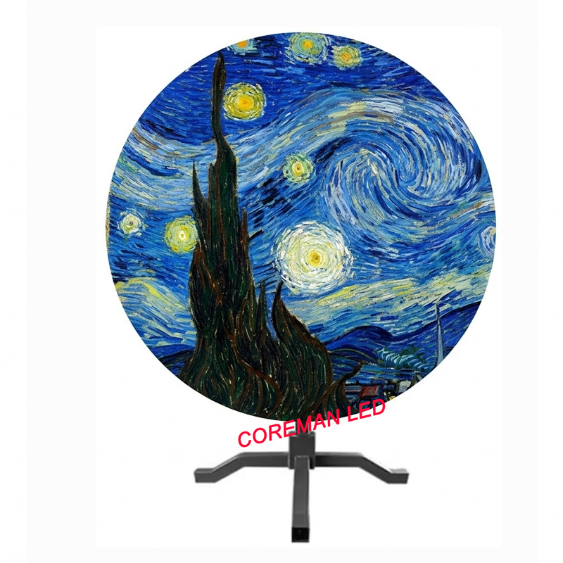 Hanging LED sphere screen in shopping mall atrium