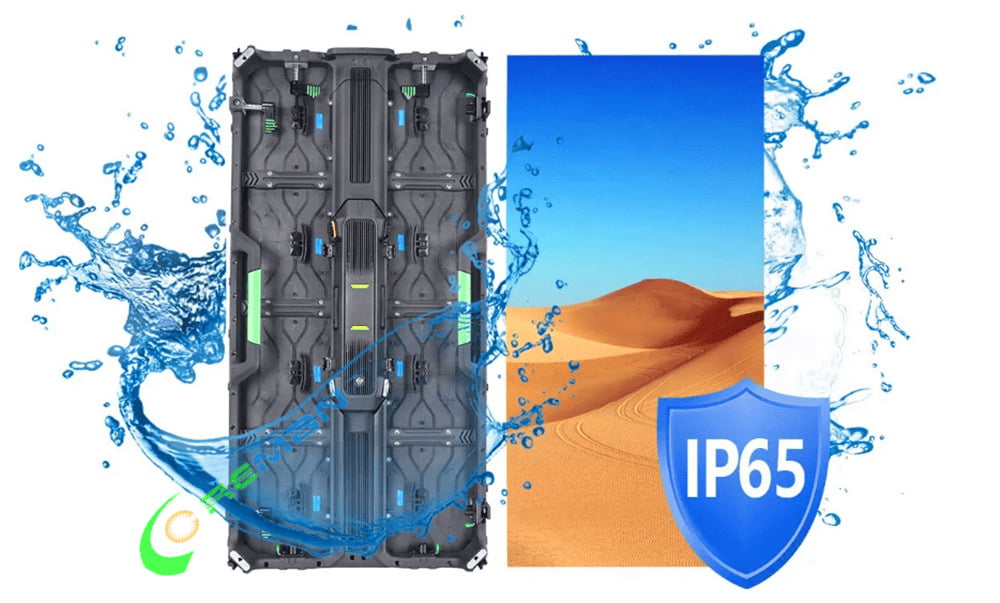 Hard plug anti-static module interface protecting internal LED driver ICs