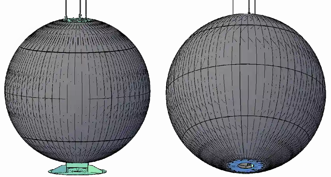 High-definition P2.5 indoor LED spherical display