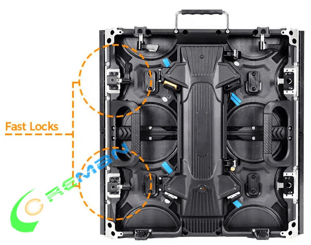 Industrial-grade IP65 power and signal connectors for reliable outdoor stage setups
