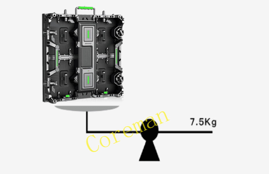 Industrial-grade reinforced rigging locks for secure touring concert stage LED setups