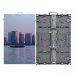 Integrated fast-lock system on CRC LED panels for rapid and secure stage rigging