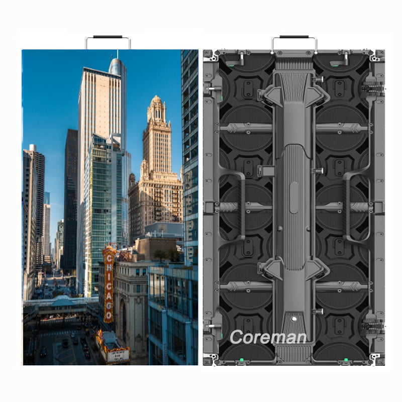 IP65 waterproof rated CRG LED panel front view with anti-corrosion mask