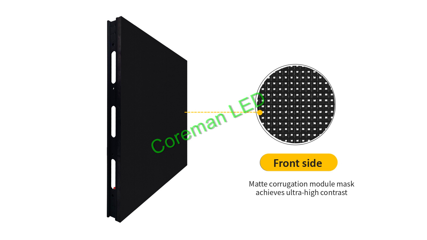 IP65 weatherproof outdoor 3D LED module testing