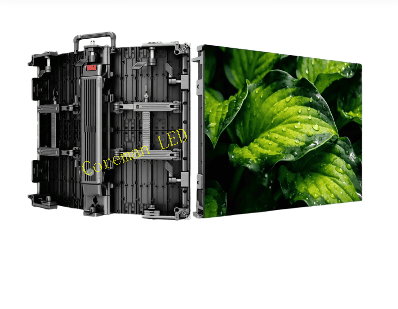 Magnetic front service for flexible LED panels