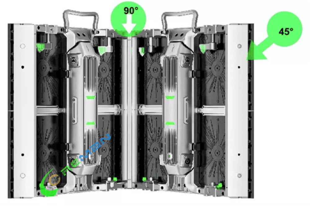 Modular hub power supply unit (PSU) removal on CRE-1000 stage LED display
