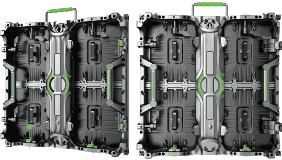 Modular LED panel (500x1000mm) designed for versatile corporate event backdrops