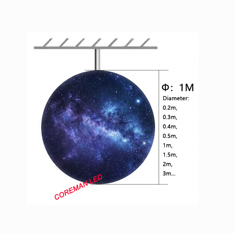 P2.5 / P3 / P4 Outdoor Indoor Seamless LED Sphere Display for Creative Visual Solutions