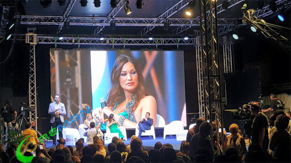 P2.6 high refresh rate stage LED display (3840Hz) for flicker-free camera capture