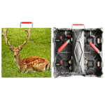 P2.6 rental LED display with lightweight 500x1000mm aluminum cabinet design