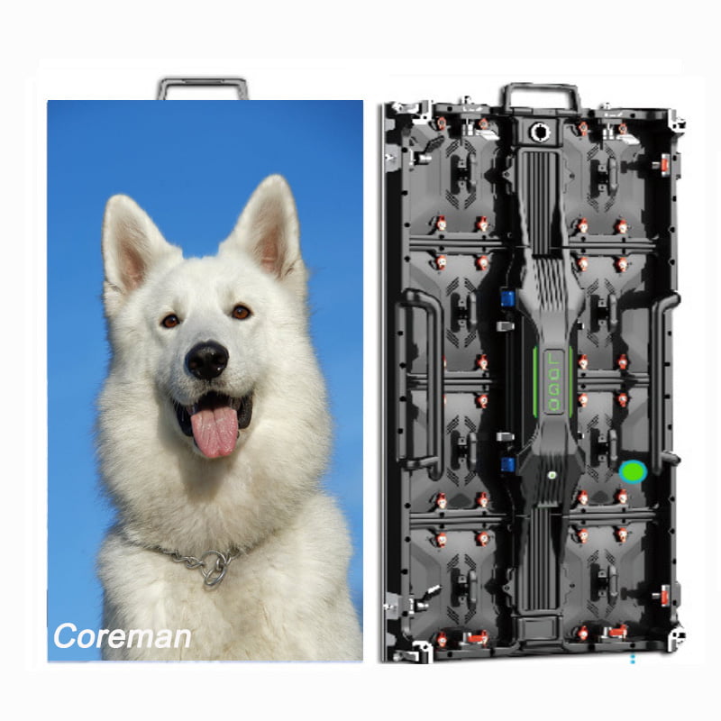 P2.6 rental LED display with ultra-lightweight 500x1000mm aluminum cabinet