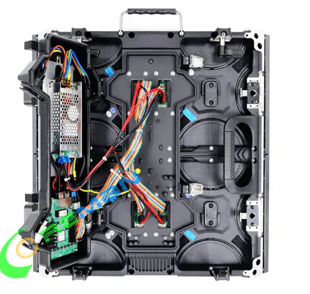 P3.91 outdoor LED wall with reinforced structure for high wind loading resistance