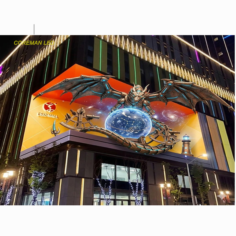 Rear-access maintenance for large outdoor 3D displays