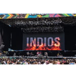 Rear service maintenance access on CRG outdoor LED video wall for fast event repair