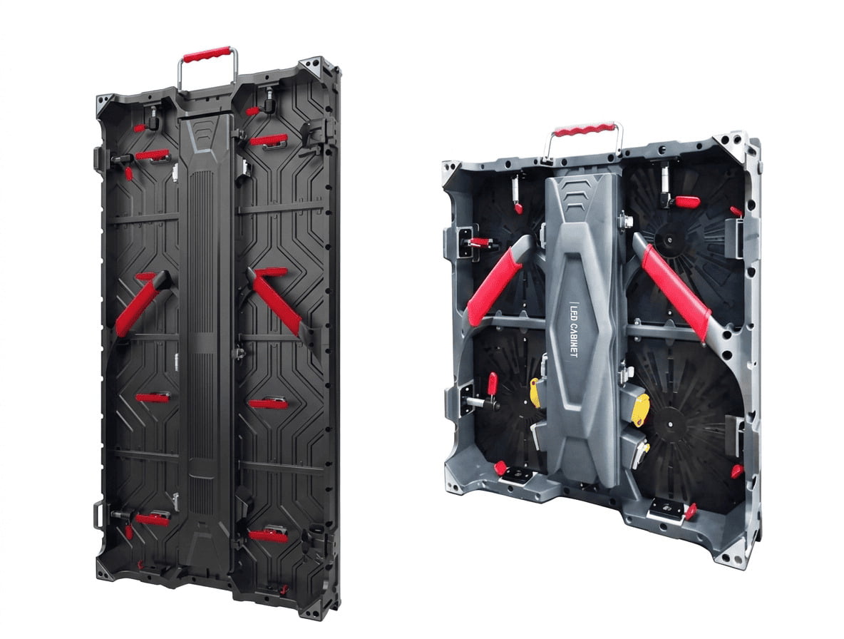 Seamless curved LED video wall installation for creative immersive stage designs