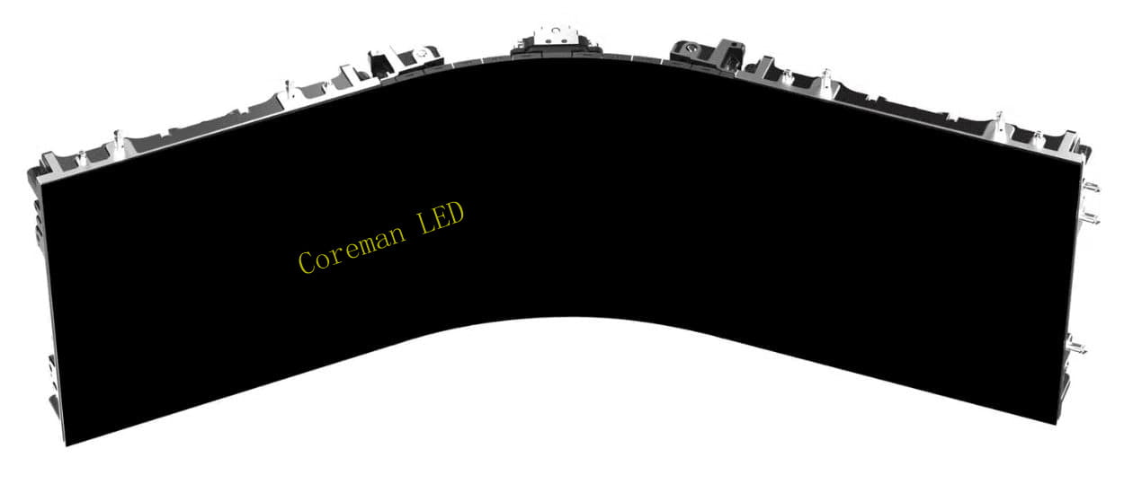 Soft-link ribbon cables for irregular LED splicing