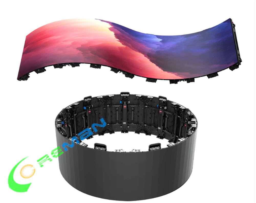 Specialized wind-venting design on CRG outdoor stage LED panel for high-altitude rigging