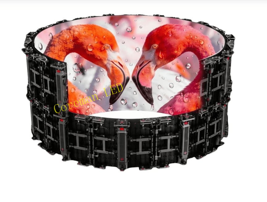 Strong magnetic system on flexible LED module back