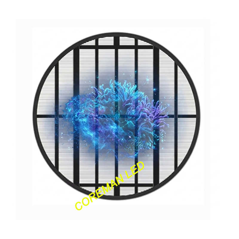 Ultra-Narrow CNC Aluminum Frame of Round LED Screen