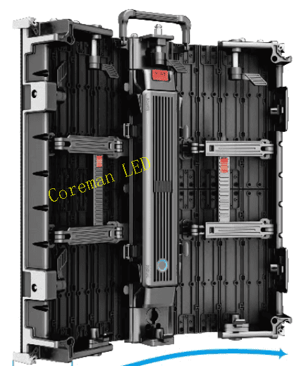 Wave-shaped flexible LED wall for creative stage