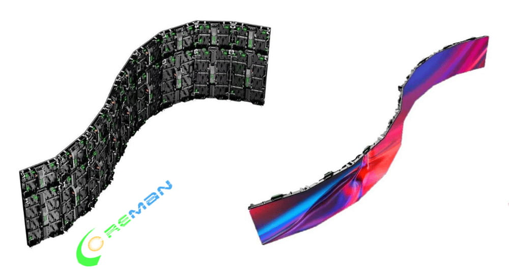 XR virtual production LED wall featuring CRE-500-1000 hub design for 4K broadcasting