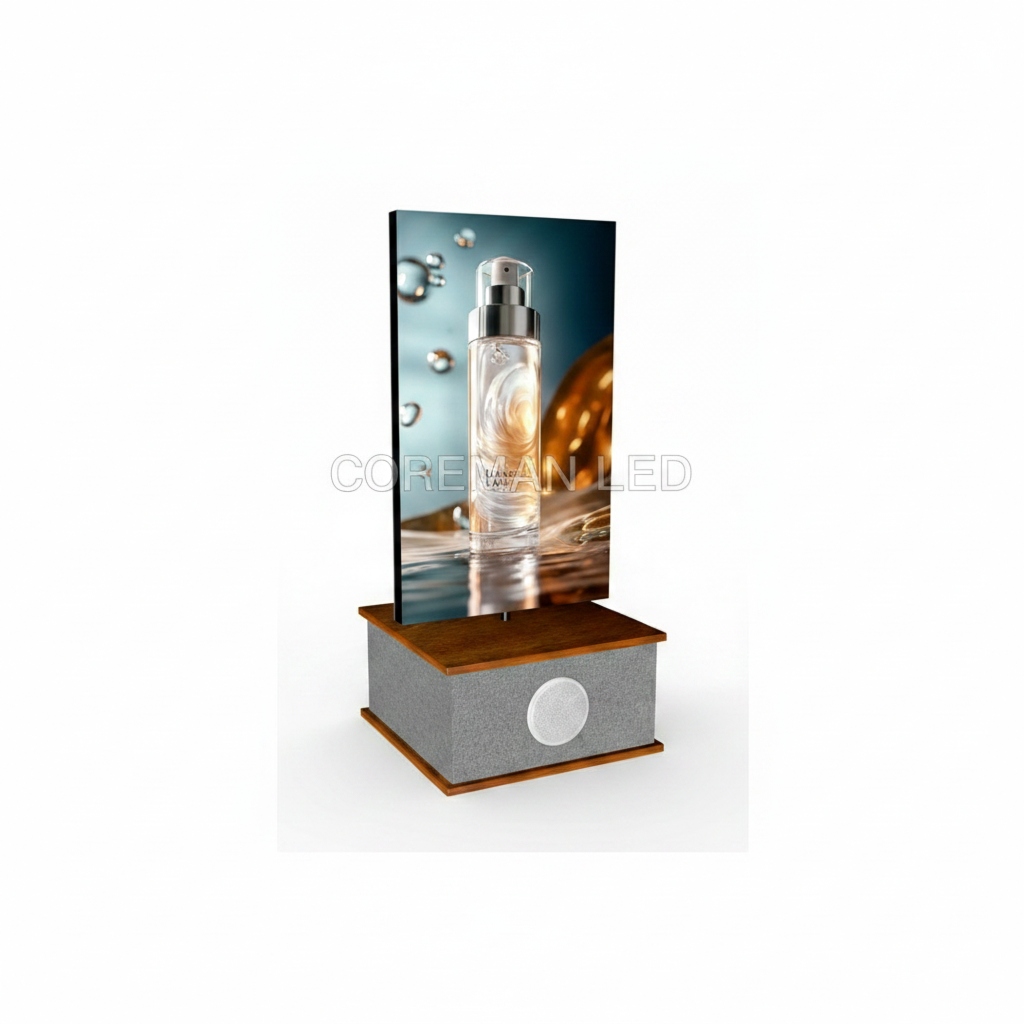 360-degree mechanical rotating LED display