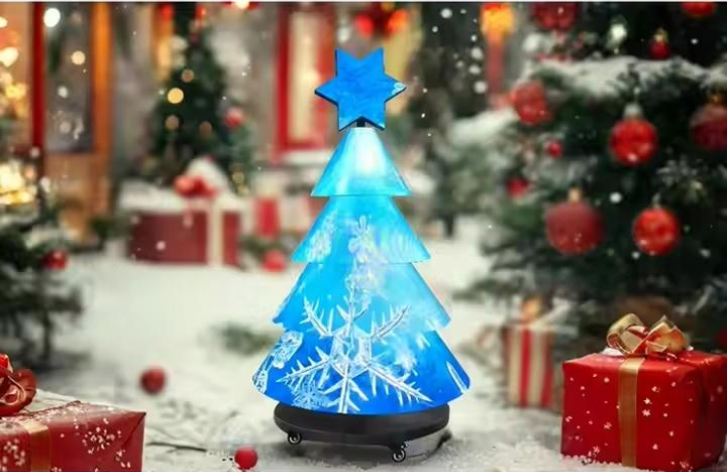 3D LED Christmas tree for shopping mall atrium