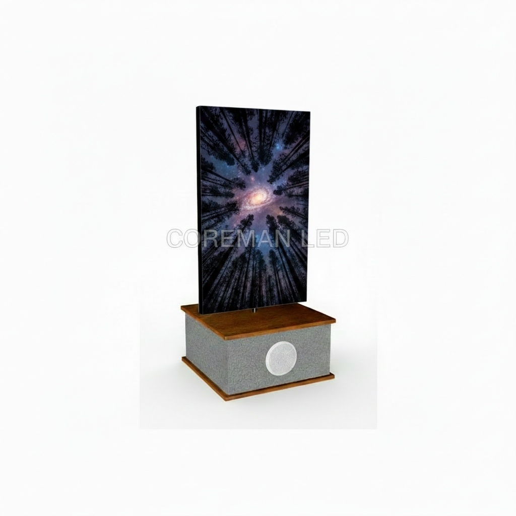Advertising LED poster for airports and terminals