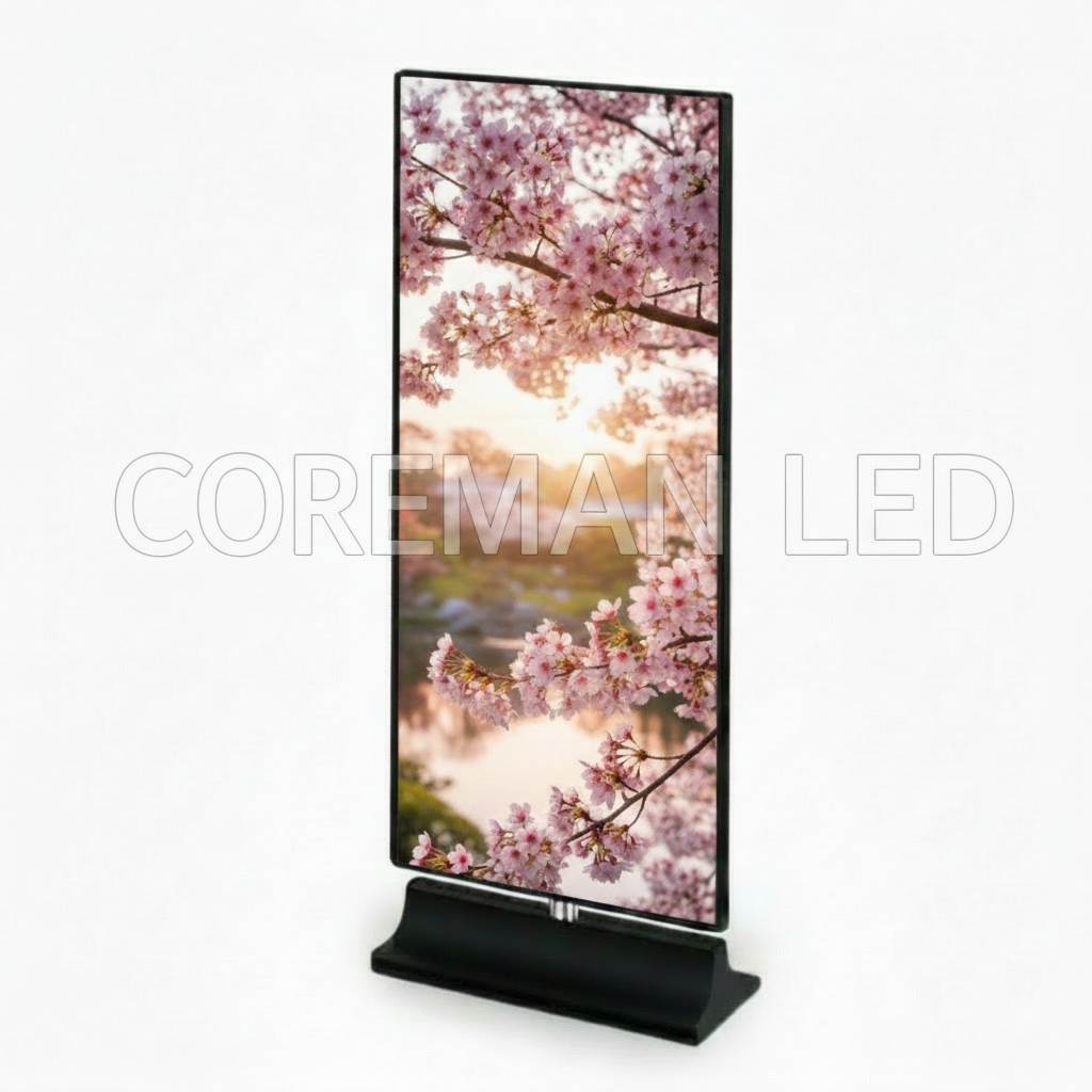 Customized back side branding LED poster screen