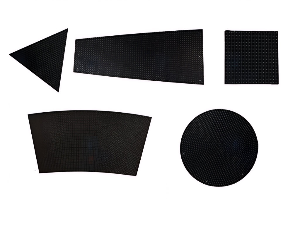 Floor-standing 3D LED geometric video wall