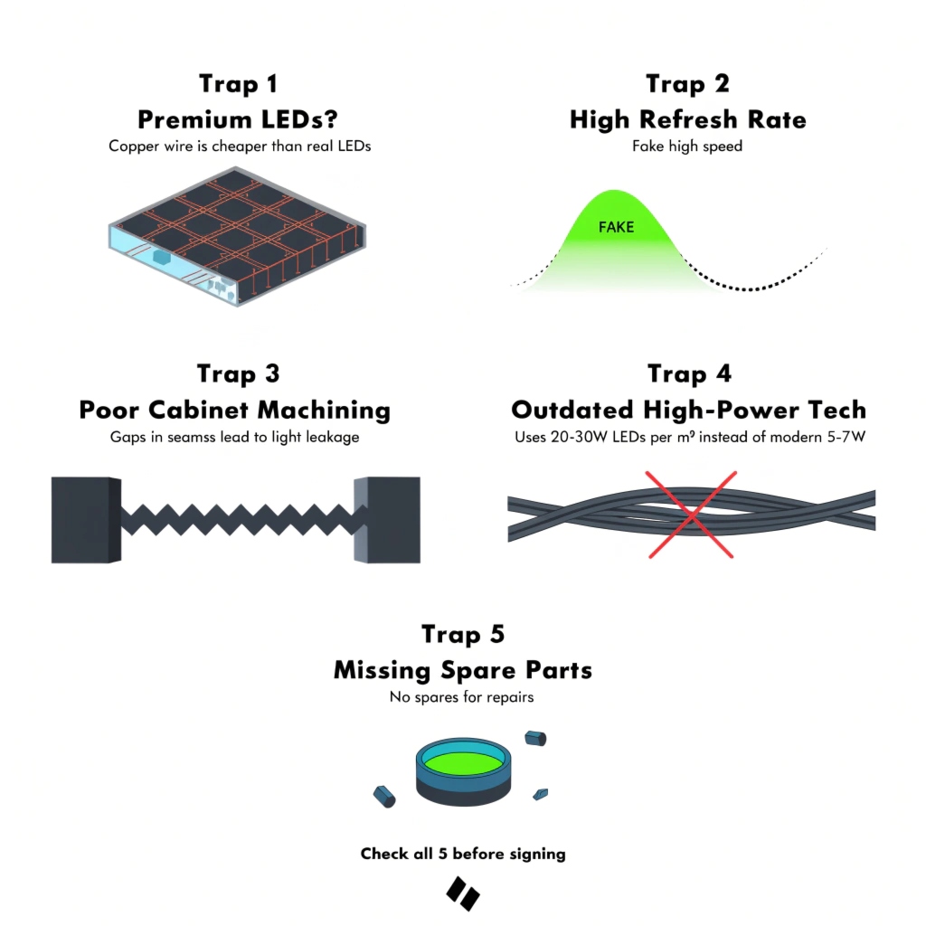 hidden traps in LED screen quotation