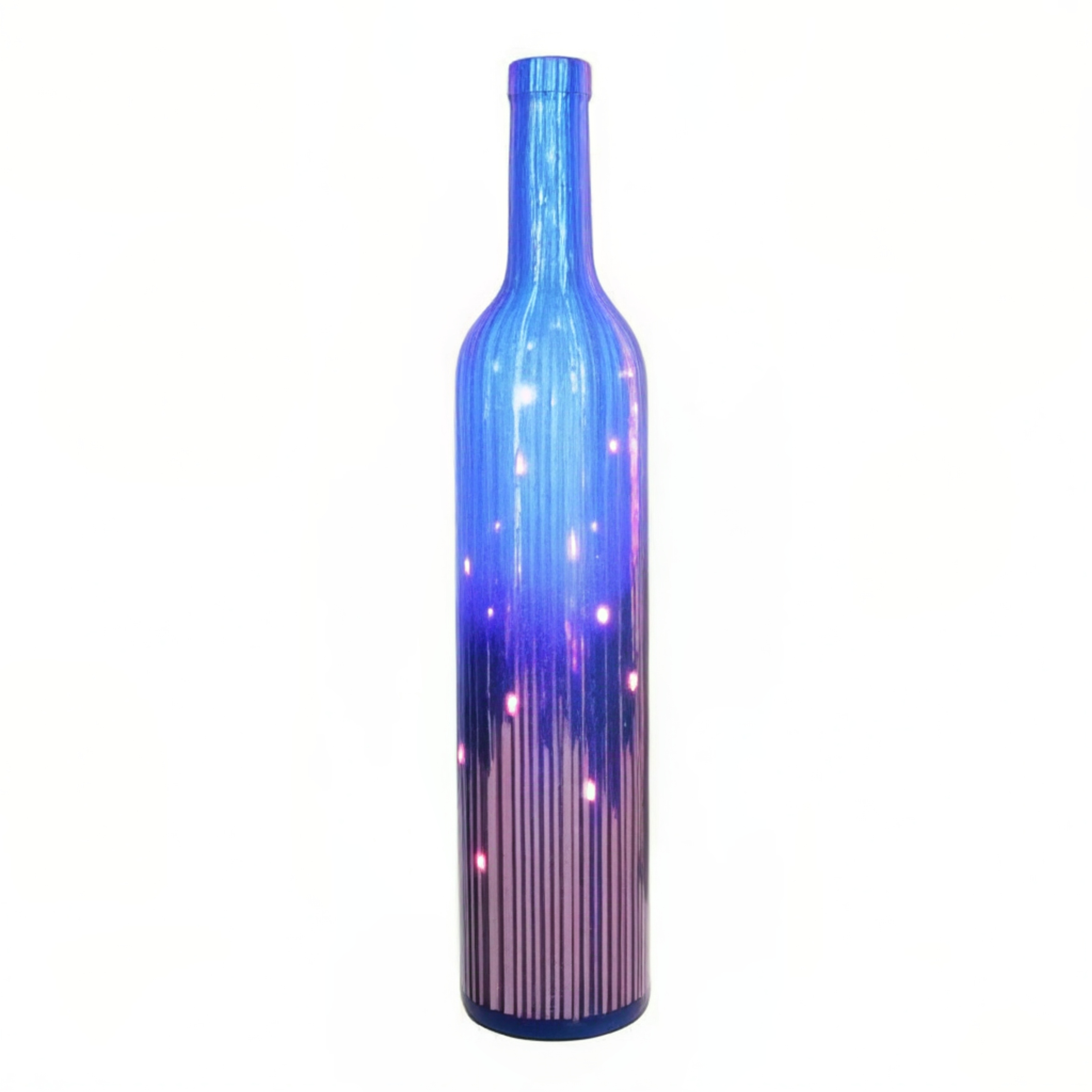 IP65 rated LED wine bottle screen with high brightness for daylight visibility.