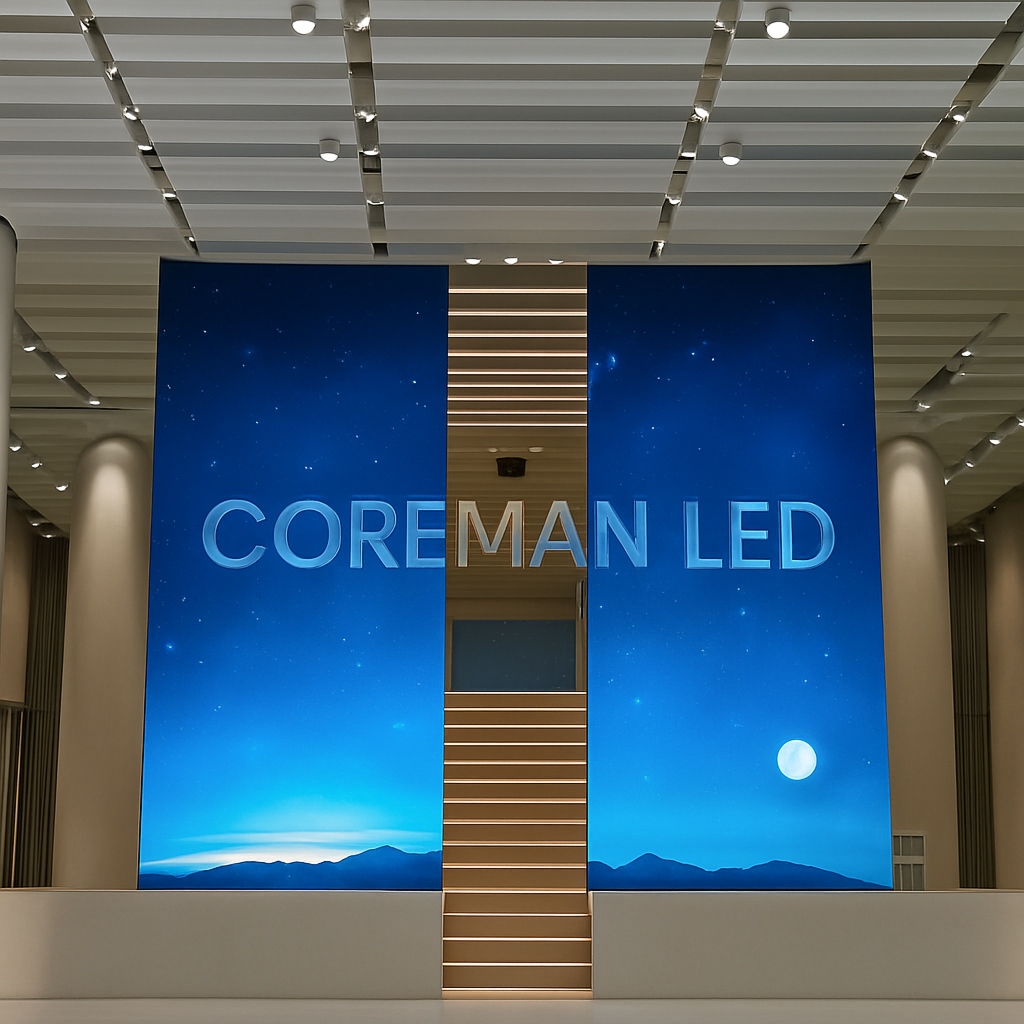 Motorized LED Sliding Displays