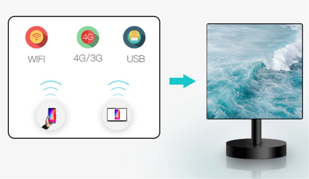 P3.91 outdoor LED cube panel with 500mm cabinet size